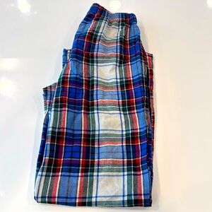 GAP Kids Plaid Pajama Bottoms - Blue, Red, Green